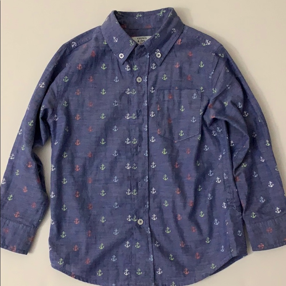 🌟Crown & Ivy Boys Collar Shirt🌟